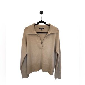 Banana Republic Luna Cashmere Sweater Light Camel XL Sold out ASO Meghan Markle
